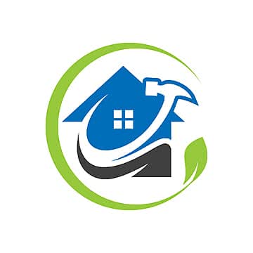 Home Pngtree Home Renovation Logo Design Template With Green Leaf Image 317632